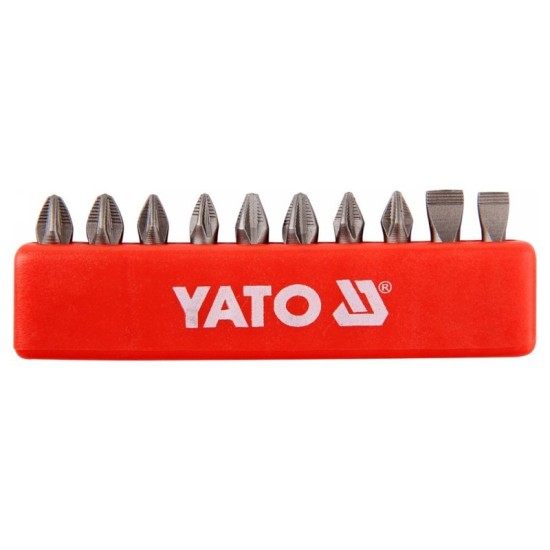 YATO Bithegy készlet 10 részes 25 mm