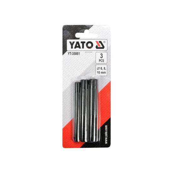YATO Bőrlyukasztó készlet 3 részes 6-10 mm