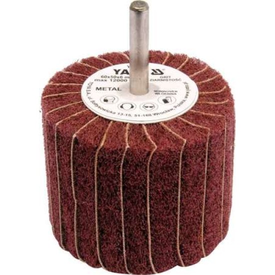 YATO Csapos lamellás, legyező csiszolókorong 60 x 50 x 6 mm / P150