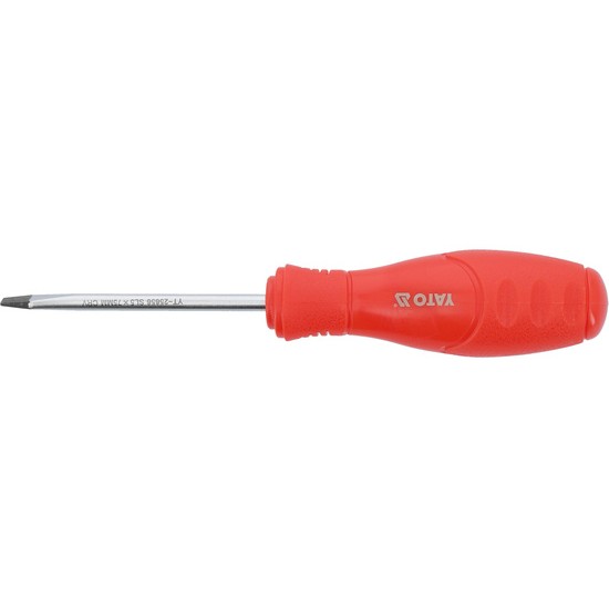 YATO Csavarhúzó lapos 5x75 mm mágneses CrV