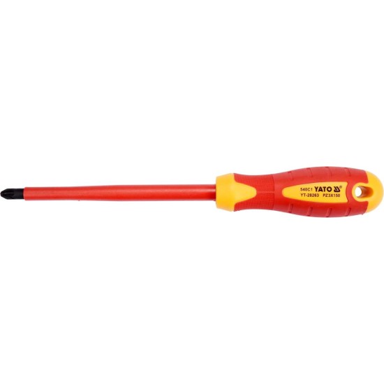 YATO Csavarhúzó PZ3 x 150 mm 1000 V-ig szigetelt