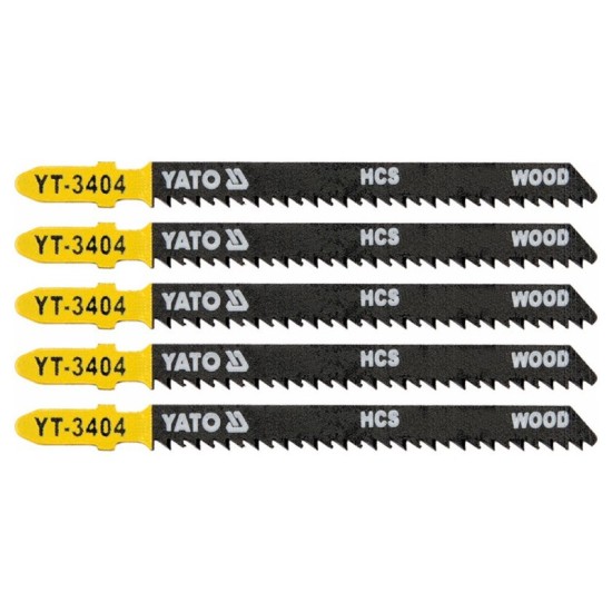 YATO Dekopírfűrészlap T10TPI 100/2,5 mm HCS (5 db/cs)