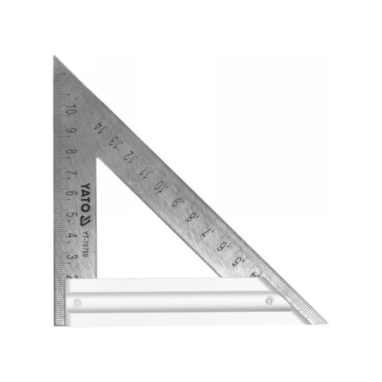 YATO Derékszög vonalzó 170 mm inox