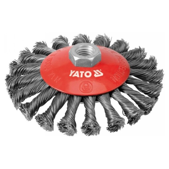 YATO Drótkorong sodrott 125 mm M14 inox