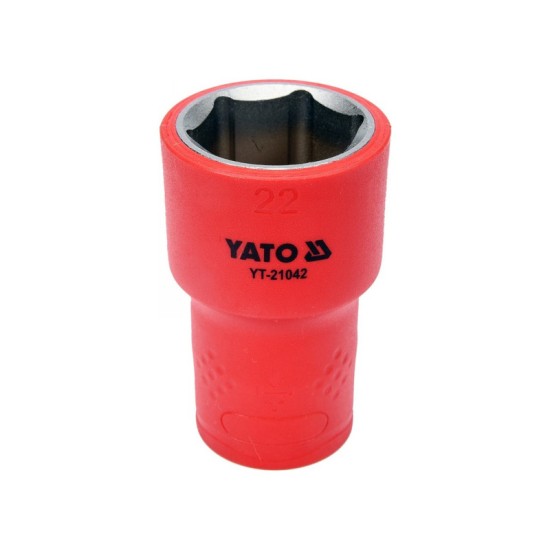 YATO Dugókulcs 1/2" 22 mm 1000 V-ig szigetelt