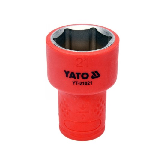 YATO Dugókulcs 3/8" 21 mm 1000 V-ig szigetelt