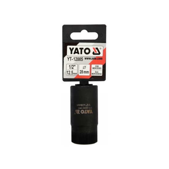YATO Dugókulcs befecskendező szivattyúhoz 1/2" 28 mm Mercedes