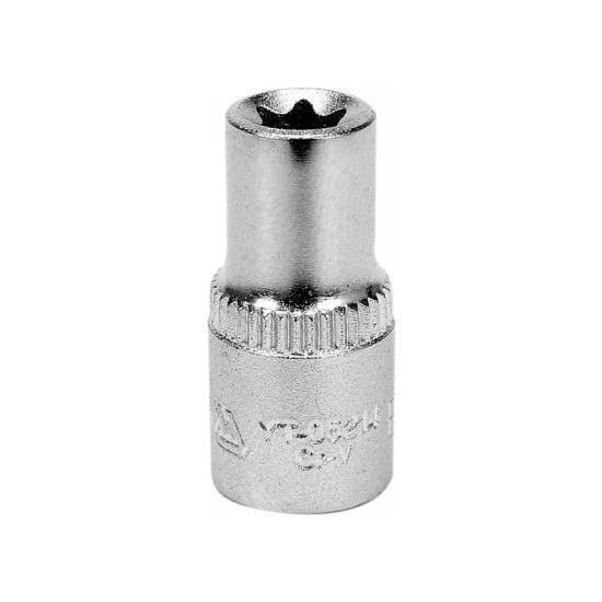 YATO Dugókulcs E7 1/4" hatszög Torx CrV