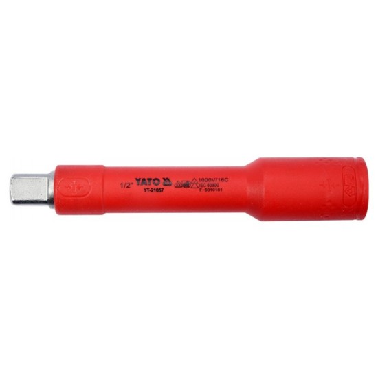 YATO Dugókulcs toldószár 1/2" 125 mm 1000 V-ig szigetelt