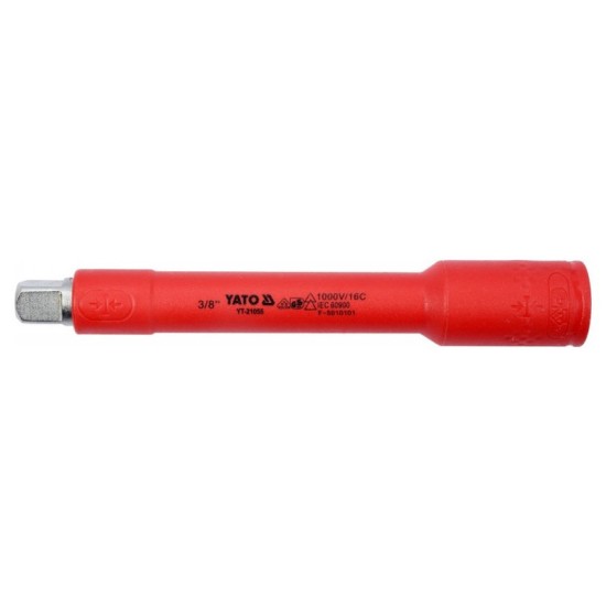 YATO Dugókulcs toldószár 3/8" 125 mm 1000 V-ig szigetelt