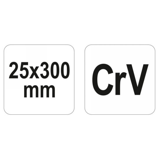 YATO Falvéső lapos 300 mm kézvédővel