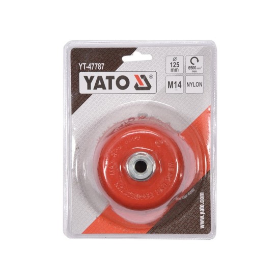 YATO Fazékkefe Nylon M14 125mm