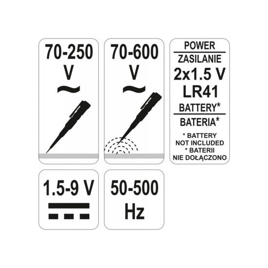 YATO Fázisceruza 70V-250V