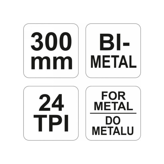 YATO Fémfűrész keret 300 mm lappal