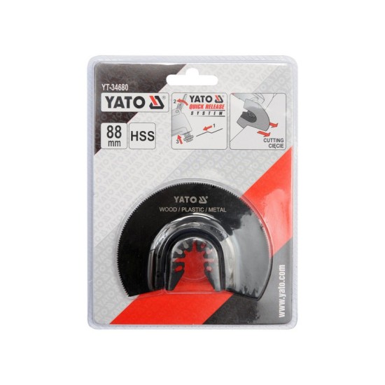 YATO Fűrészlap multifunkciós géphez 88 mm HSS