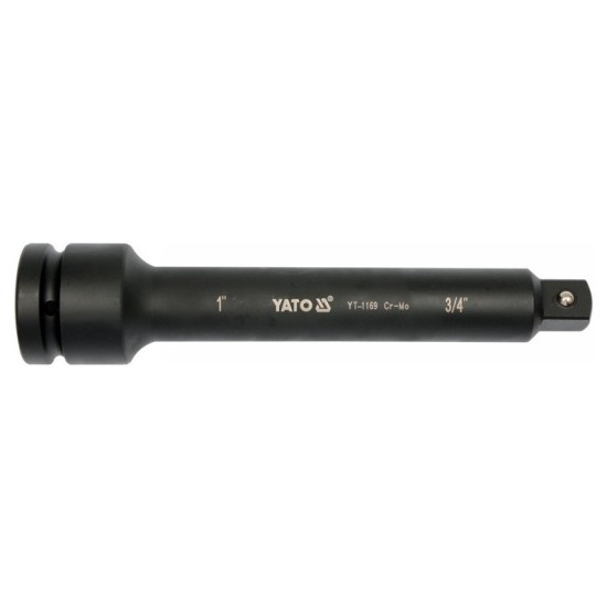 YATO Gépi dugókulcs toldószár és átalakító 1"-ról 3/4"-ra 250 mm