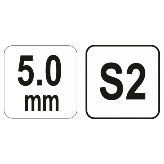 YATO Gömbfejű imbusz T-kulcs 5,0 mm / 17 x 140 mm S2
