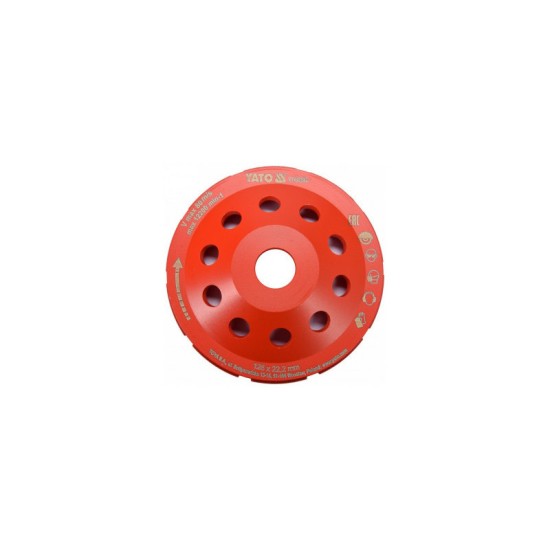 YATO Gyémánt fazékkorong 125 x 22,2 mm