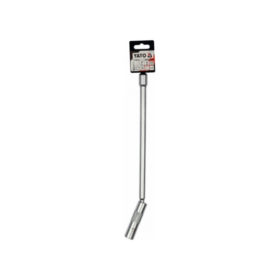 YATO Gyertyakulcs csuklós toldószárral 14 mm 3/8" mágneses CrV