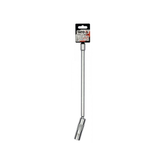 YATO Gyertyakulcs csuklós toldószárral 16 mm 3/8" mágneses CrV
