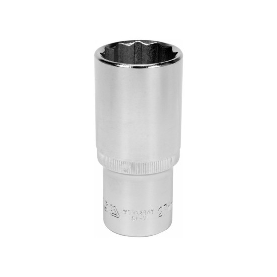 YATO Hosszú dugókulcs 1/2" 27 mm 12 szögletű