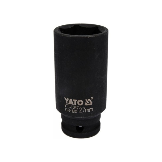 YATO Hosszú gépi dugókulcs 1/2" 27 mm