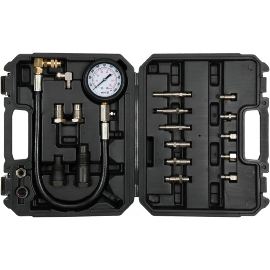 YATO Kompressziómérő készlet 19 részes Diesel motorokhoz 70 Bar