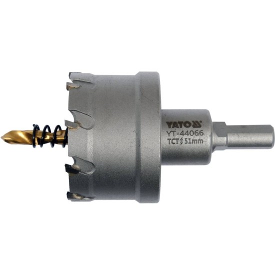 YATO Körkivágó 51 mm TCT bit befogással YATO Körkivágó 51 mm TCT bit befogással