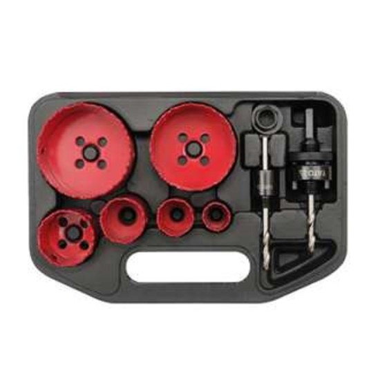 YATO Körkivágó készlet 8 részes (22-73 mm) bimetál