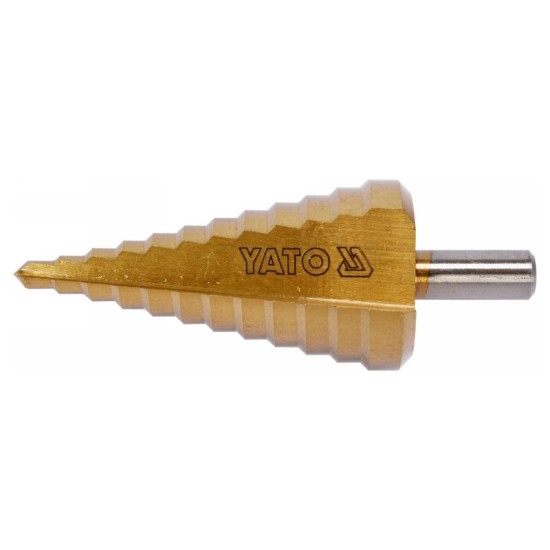 YATO Lépcsős fúró 6-38 mm HSS Titán-nitrid