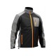 YATO Munkavédelmi softshell kabát fekete-szürke S-es méret 3 zsebes