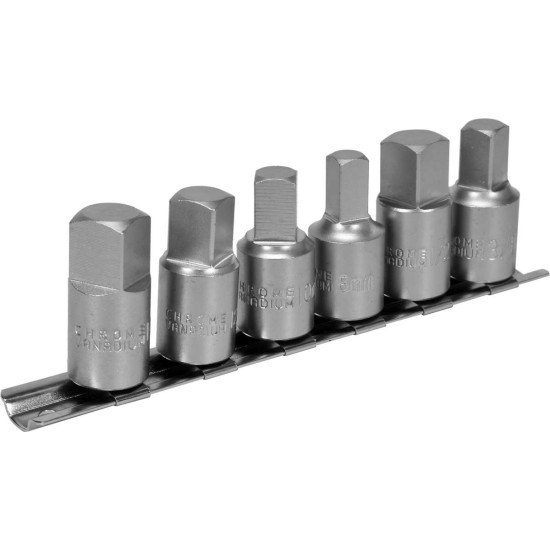 YATO Olajleeresztő kulcs készlet 6 részes 3/8", 1/2", 8 mm, 10 mm, 12 mm, 14 mm 3/8" CrV