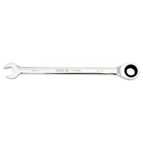 YATO Racsnis csillag-villáskulcs 8 mm / 141 mm 72T CrV