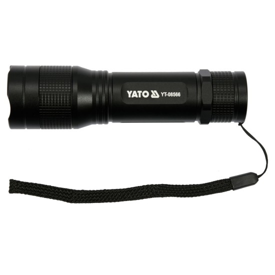 YATO Cree LED zseblámpa 5W, elemes YATO Cree LED zseblámpa 5W, elemes