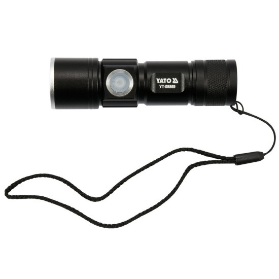 YATO Cree LED zseblámpa 5W, akkus