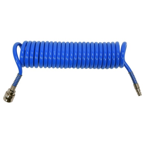 Pneumatikus tömlő (spirál) gyorscsatlakozóval 6,5 x 10 mm 5 m YATO