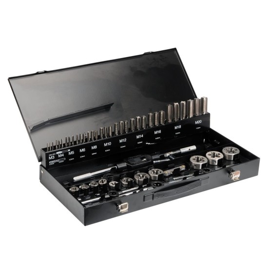 Menetkészítő készlet 56 részes M3-20 HSS YATO