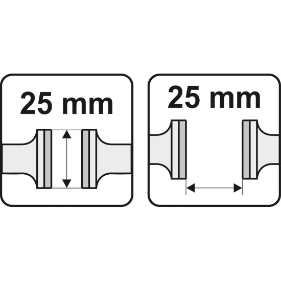 Kézi satu 25 mm YATO