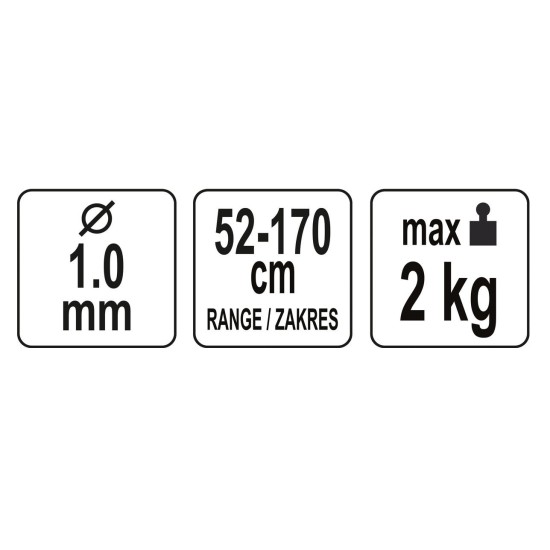 Szerszámtartó kábel 2 kg-ig YATO