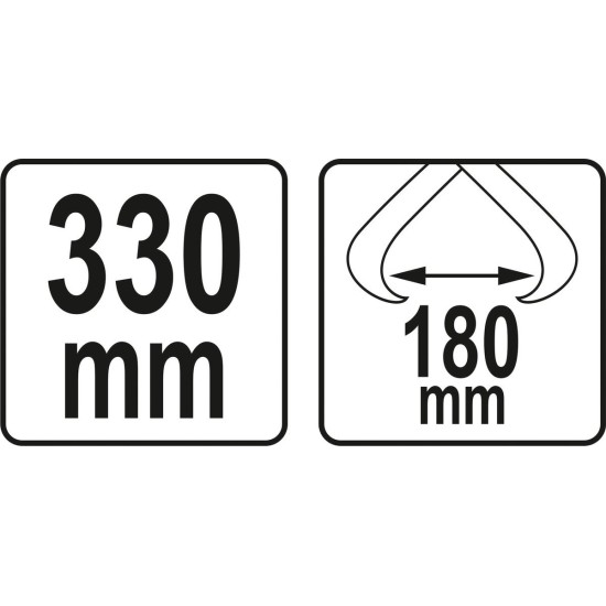 YATO famozgató fogó 180mm-re nyitható