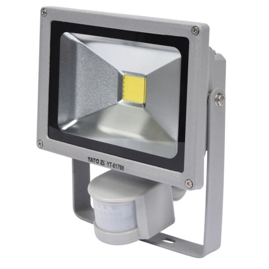 LED fényvető mozgásérzékelővel 20 W 1400 Lm YATO
