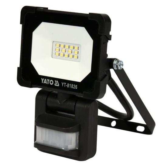 Elektromos LED fényvető mozgásérzékelős 10 W YATO
