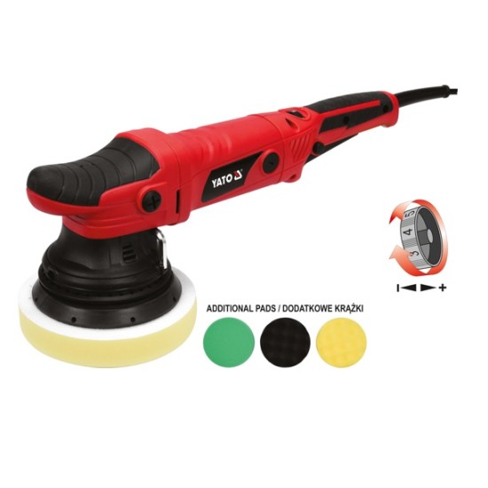 Elektromos excenter polírozó M8 150 mm 720 W YATO