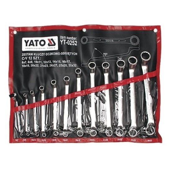 YATO csillagkulcs klt, 12 részes, 6-32 mm YATO csillagkulcs klt, 12 részes, 6-32 mm