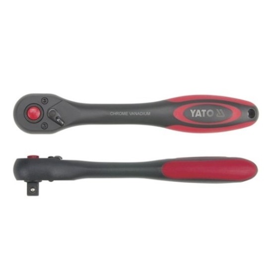 Racsnis hajtószár 1/4" 140 mm 72T CrV YATO