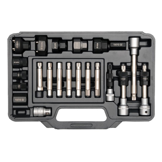 Generátor javító készlet 22 részes 1/2" CrV YATO