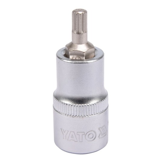 Bithegy dugófejjel SPLINE M6 1/2" 55 mm CrV YATO