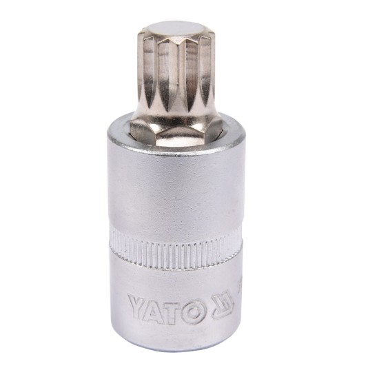 Bithegy dugófejjel SPLINE M14 1/2" 55 mm CrV YATO