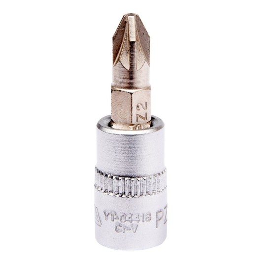 Bithegy dugófejjel PZ2 1/4" CrV YATO