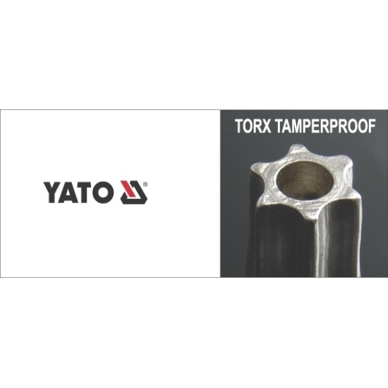 Torx kulcs készlet 9 részes T10-T50 CrV YATO